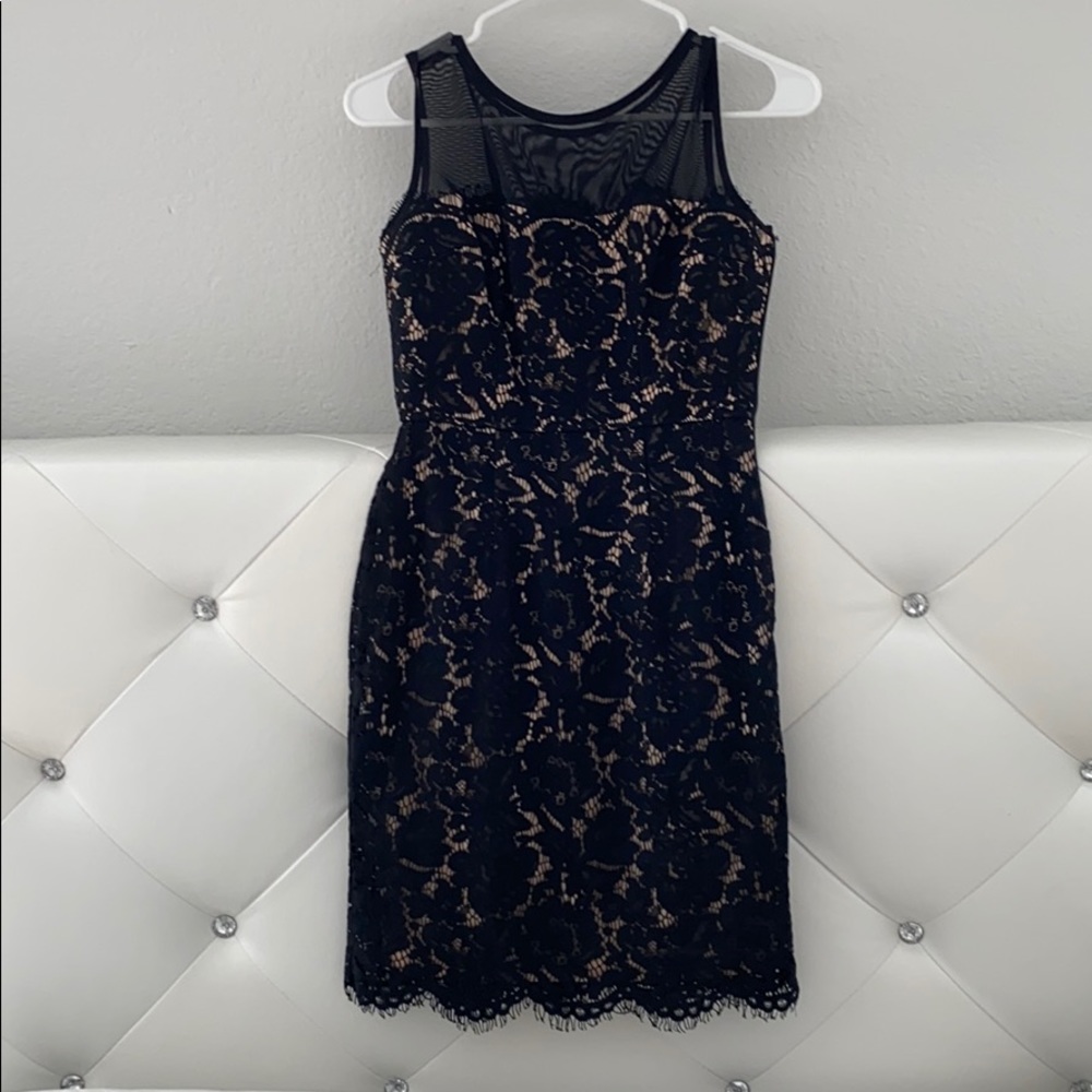 Fitted lace dress